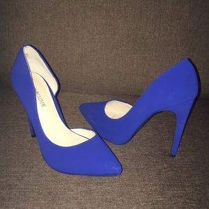 LoveCulture Royal Blue suede pumps